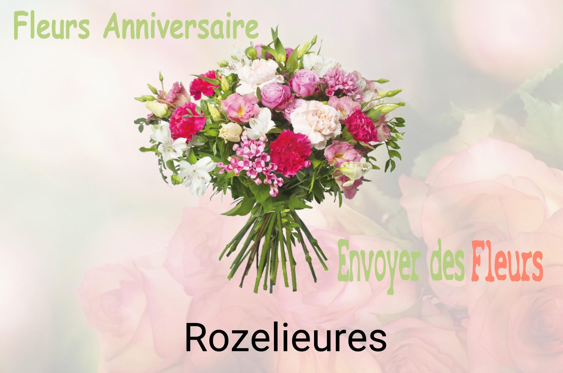 Bouquet de fleurs d’anniversaire livré à Rozelieures