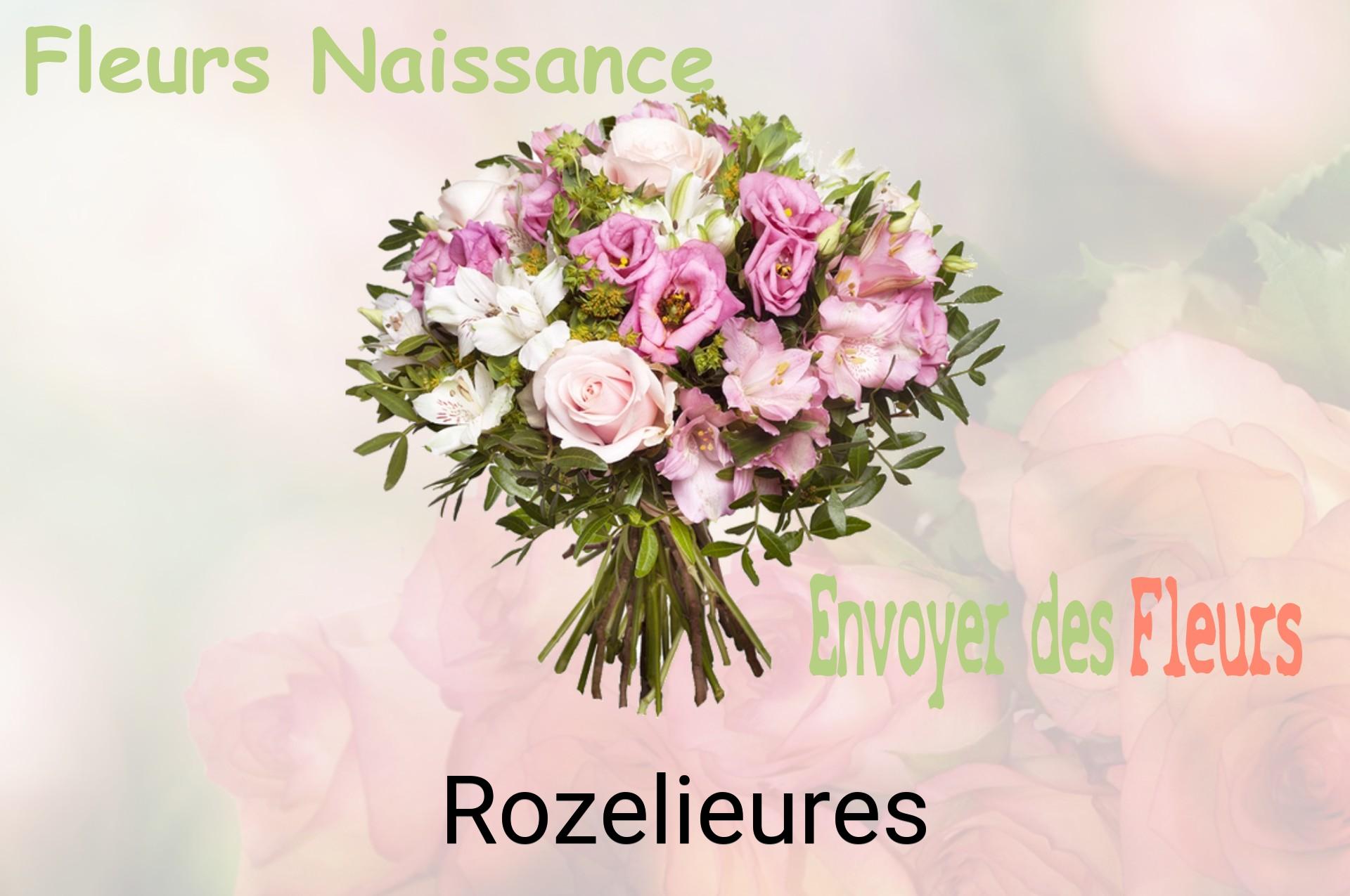 Bouquet de fleurs de naissance livré à Rozelieures
