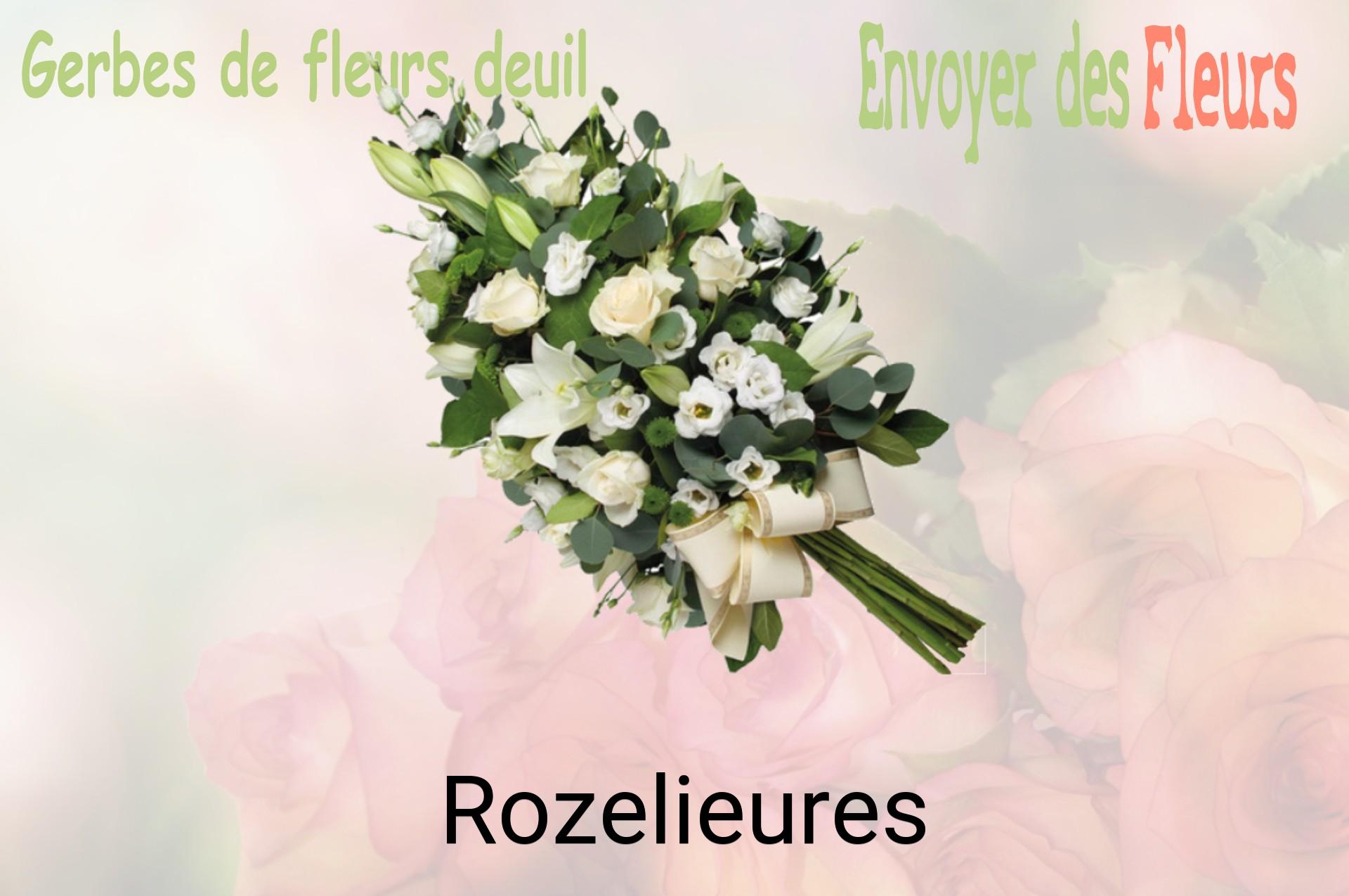 Gerbe de fleurs de deuil livrée à Rozelieures